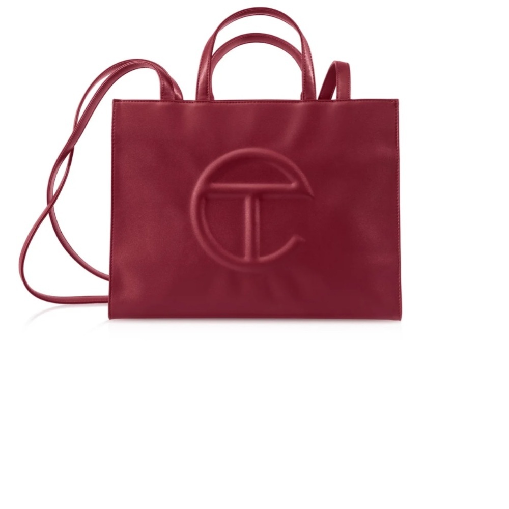 Telfar Small Shopper Tote in gorgeous Oxblood Red